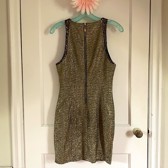 Forever 21 US size S silvery gold party dress - Picture 6 of 6
